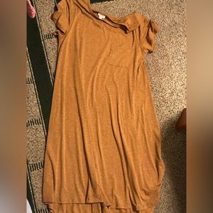 Lularoe Carly size L sunset orange color